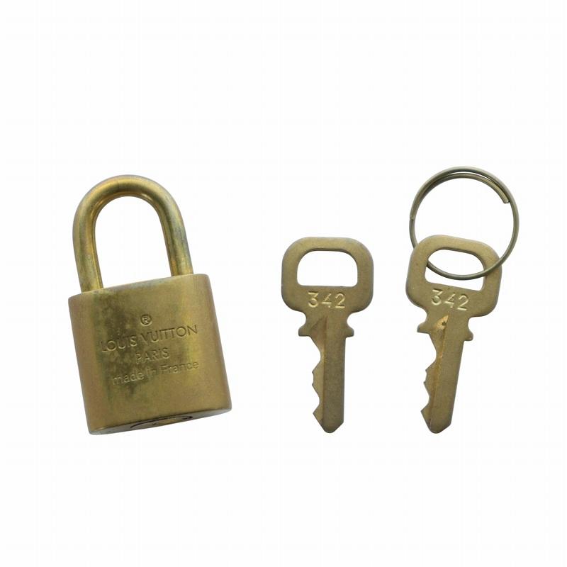 LOUIS VUITTON ルイヴィトン カデナ チャーム 南京錠 鍵 ロゴ