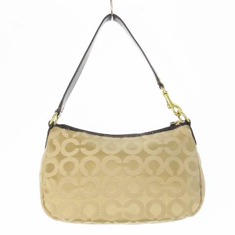 コーチ COACH ハンドバッグ ミニ ワンハンドル キャンバス ジャカード 