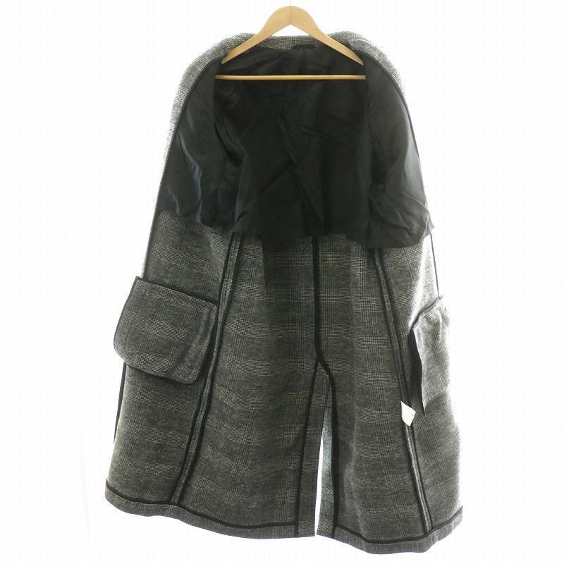 エイトン ATON チェスターコート ダブル ロング ウール 背抜き