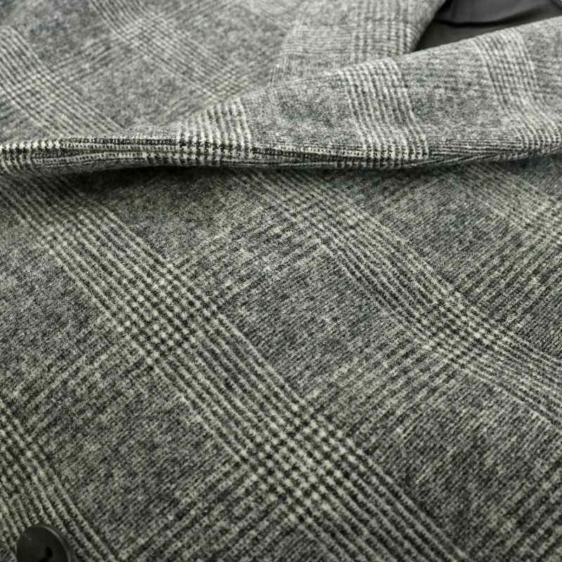 エイトン ATON チェスターコート ダブル ロング ウール 背抜き