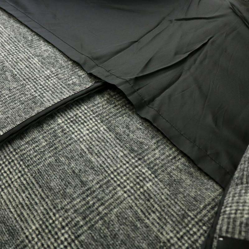 エイトン ATON チェスターコート ダブル ロング ウール 背抜き