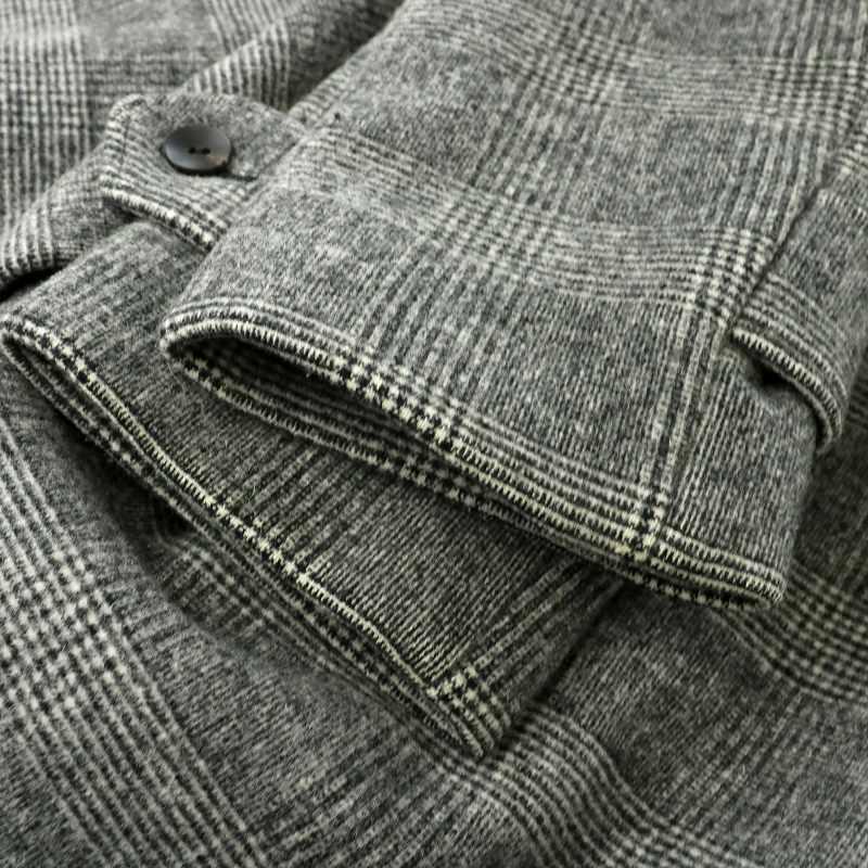 エイトン ATON チェスターコート ダブル ロング ウール 背抜き