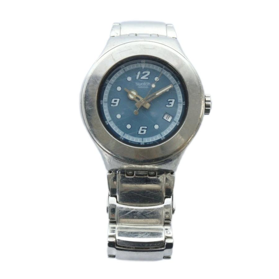 スウォッチ SWATCH アイロニー IRONY 腕時計 ウォッチ クォーツ 青文字