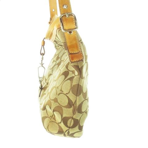 コーチ COACH ハンドバッグ ワンショルダー キャンバス レザー