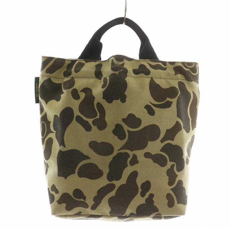 エルベシャプリエ 迷彩柄 カモフラ トートバッグ キャンバス Herve Chapelier エルベシャプリエ HERVE CHAPELIER バッグ