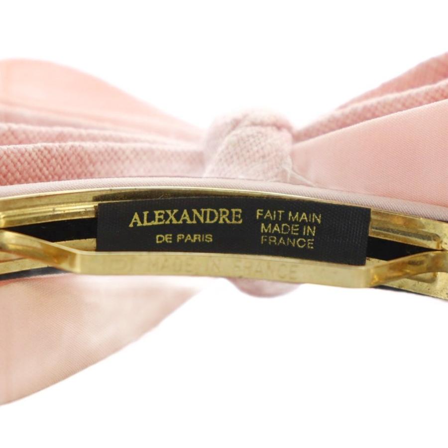 アレクサンドルドゥパリ Alexandre De Paris リボン バレッタ ヘア