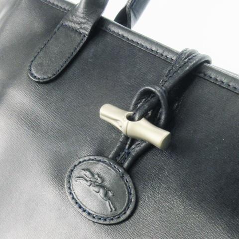 LONGCHAMP（ロンシャン） ロゾ トートバッグ レザー 革 ロゴ型押し