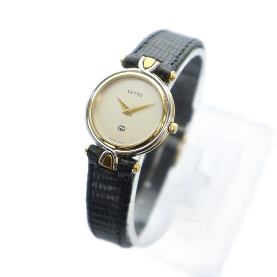 GUCCI 3000M 腕時計 インターロッキング ゴールド メンズ レディース