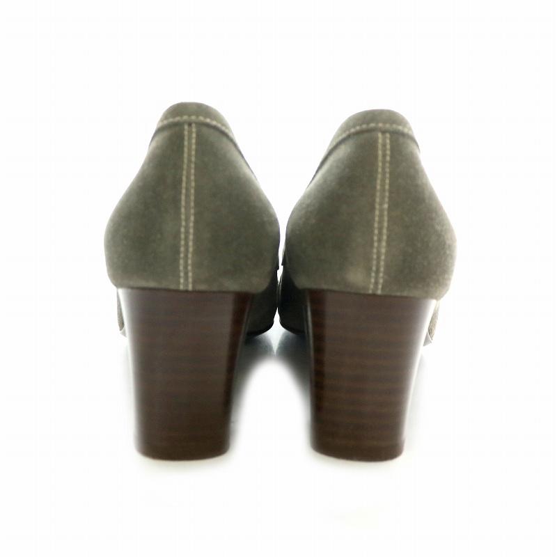 サルヴァトーレフェラガモ  スエードパンプス サルバトーレフェラガモ Salvatore Ferragamo スエード ヒール