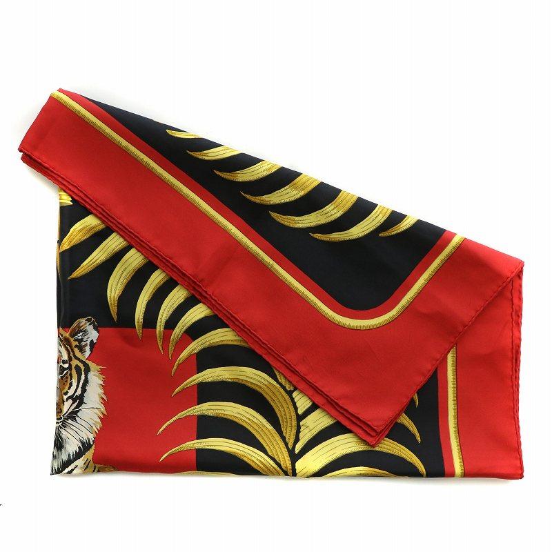 HERMES（エルメス） カレ90 Tigre Royal 王者の虎 スカーフ 絹 シルク