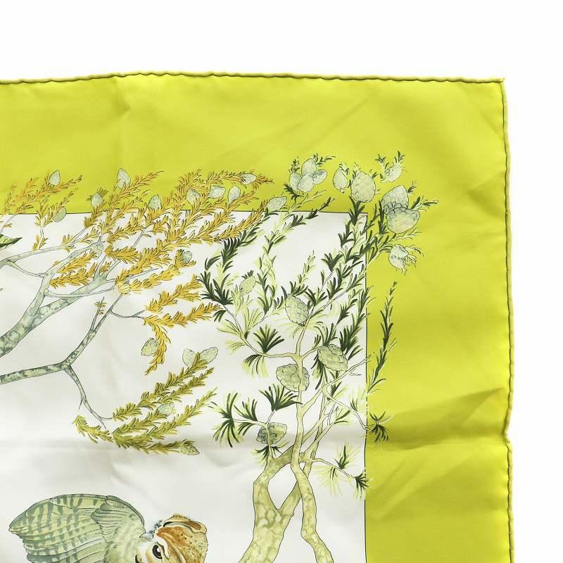 HERMES（エルメス） カレ90 AU COEUR DES BOIS 森の中で スカーフ 絹