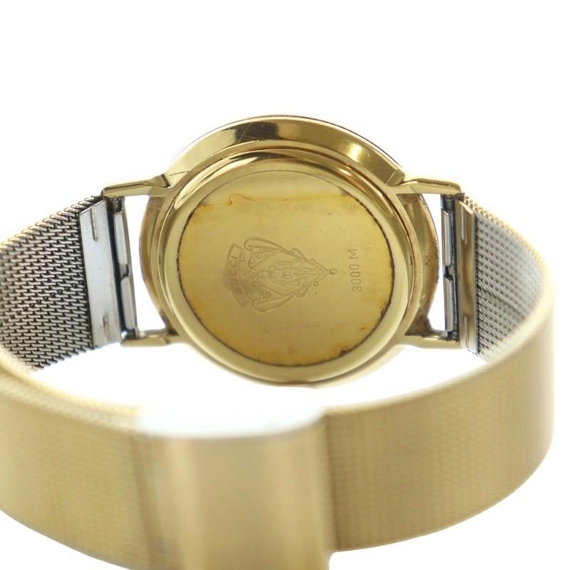 GUCCI ゴールド 腕時計(クォーツ) グッチ GUCCI グリップウォッチ 157.3 ゴールド メッキ クオーツ