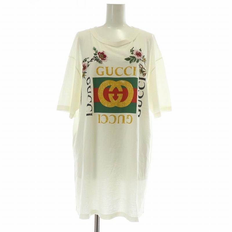 GUCCI 花柄 Tシャツ 半袖　フローラル GUCCI 花柄 Tシャツ 半袖フローラル