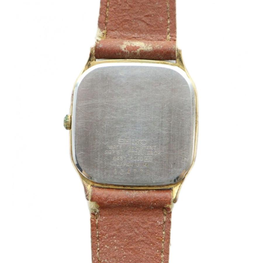 セイコー SEIKO ジャンク品 腕時計 ウォッチ クォーツ ロゴ スクエア