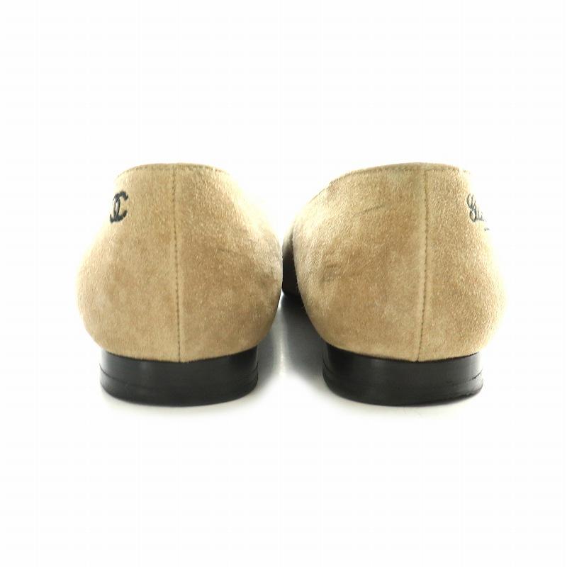 CHANEL（シャネル） パンプス フラットシューズ ココマーク スエード