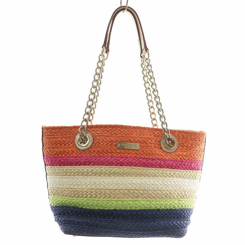 kate spade NEW YORK ケイトスペード KATE SPADE トートバッグ かご 