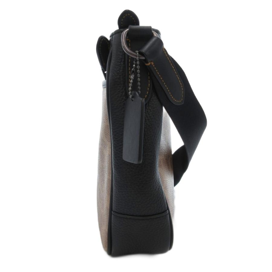 COACH（コーチ） ショルダーバッグ シグネチャー ロゴ レザー切替 PVC