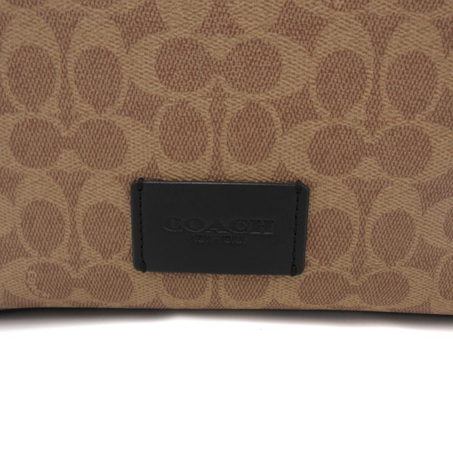 COACH（コーチ） ショルダーバッグ シグネチャー ロゴ レザー切替 PVC