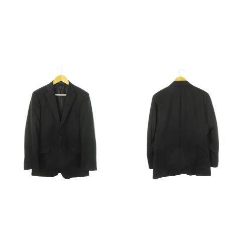 クロスクローゼット　セットアップ　スーツ　ジャケット　スラックス　ブラック SHIPS:〈手洗い可能〉ダブルクロス セットアップ (ジャケット＋