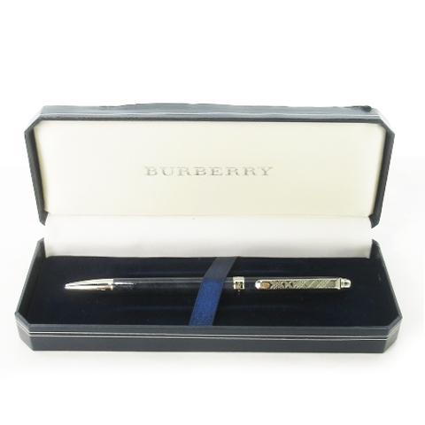 BURBERRY（バーバリー） 文房具 筆記具 ボールペン ロゴ 総柄 筆記確認