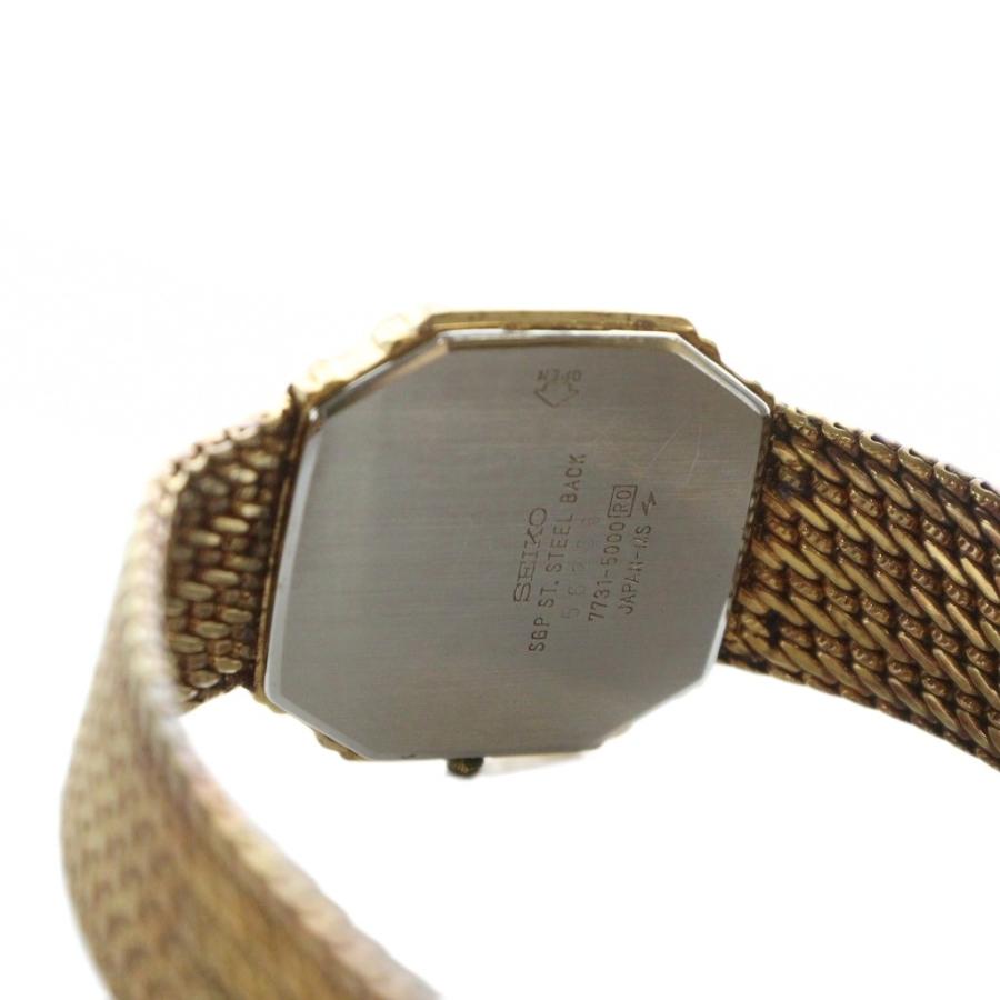 SEIKO Dolce オクタゴン クォーツ腕時計 シャンパンゴールド セイコー SEIKO ジャンク品 Dolce ドルチェ オクタゴン 腕時計