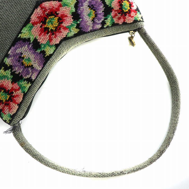 フェイラー FEILER ハンドバッグ ワンショルダー シュニール織り 花柄