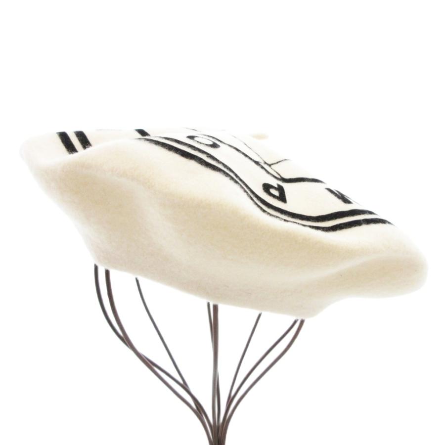 EMPORIO ARMANI エンポリオアルマーニ ベレー帽 帽子 ラウンドロゴ