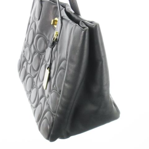 COACH（コーチ） トートバッグ ハンドバッグ レザー 革 キルティング 