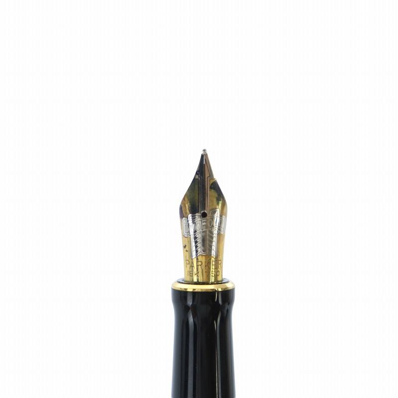 18K 750 Parker パーカー 万年筆 グリーン パーカー PARKER デュオフォールド ジェードグリーン 万年筆 筆記用具