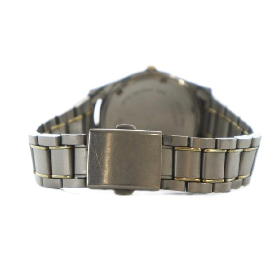 【極美品/稼働】セイコー デイデイト 腕時計 チタン ロゴ7N43-0AN0 セイコー SEIKO TITANIUM チタニウム 腕時計 ウォッチ クォーツ チタン