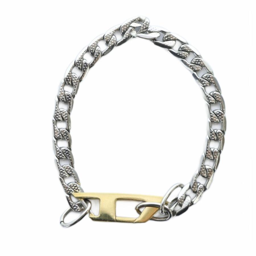 ディーゼル DIESEL アクセサリー メンズ チェーンブレスレット 箱付き DIESEL ディーゼル アクセサリー ブレスレット チェーン