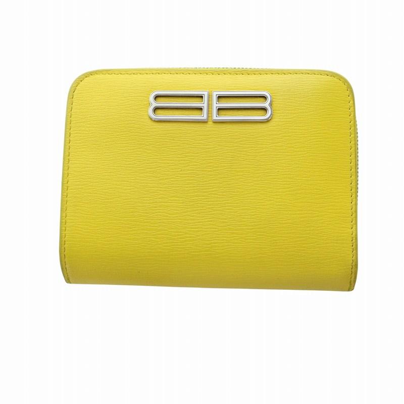 BALENCIAGA バレンシアガ 二つ折り財布 ウォレット ラウンドファスナー 
