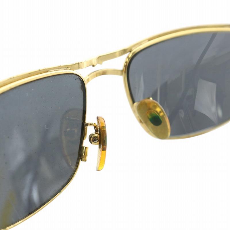 【希少品】POLICE ゴールドフレーム サングラス ポリス POLICE 眼鏡 サングラス メタルフレーム カラーレンズ スクエア