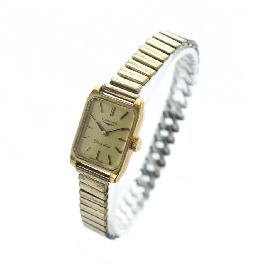ロンジン LONGINES ゴールドカラー アナログ レディース腕時計