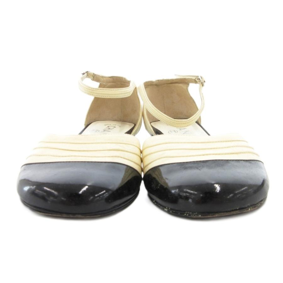 CHANEL（シャネル） アンクルストラップパンプス ローヒール ラウンド