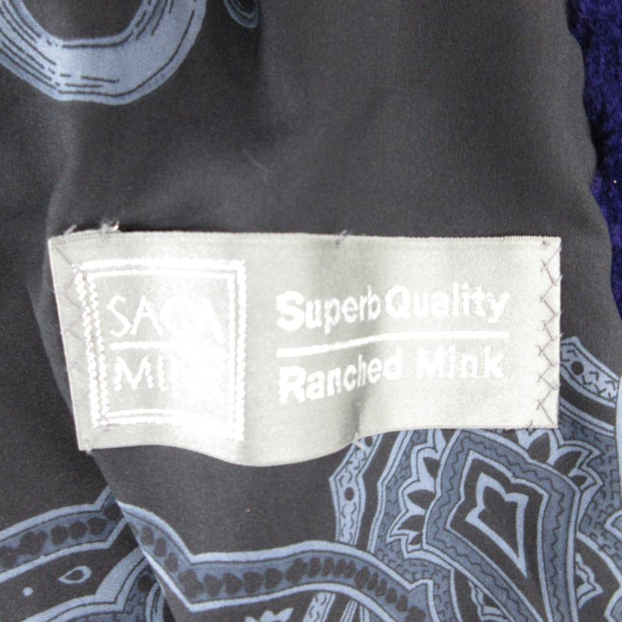 サガミンク SAGA MINK 銀サガ シェアードミンク ファー コート 毛皮