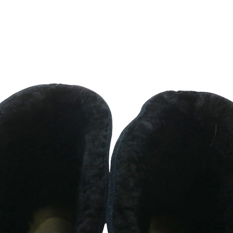 CHANEL（シャネル） ムートンブーツ スエード ショート ラウンドトゥ