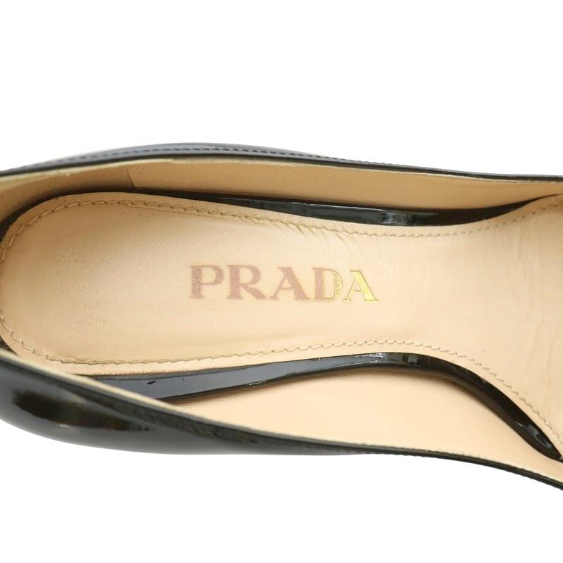 PRADA（プラダ） パンプス エナメル レザー ポインテッドトゥ