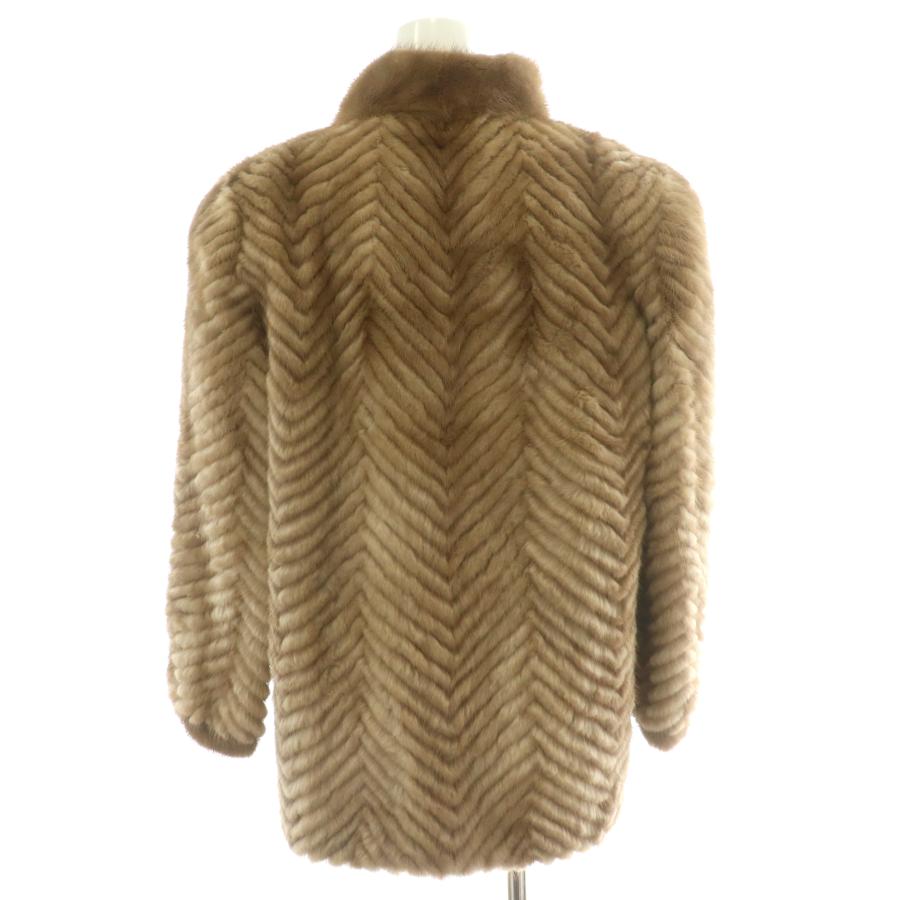 サンマルコファー SANMARCO FUR ファーコート ハーフ ミドル ミンク