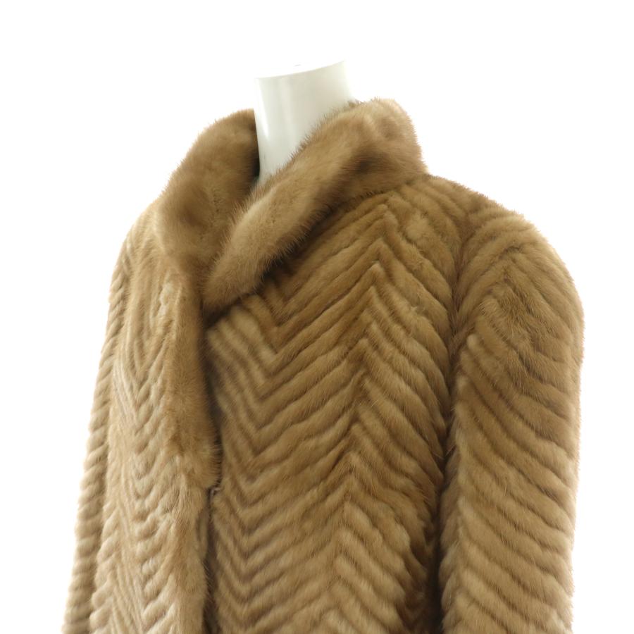 サンマルコファー SANMARCO FUR ファーコート ハーフ ミドル ミンク