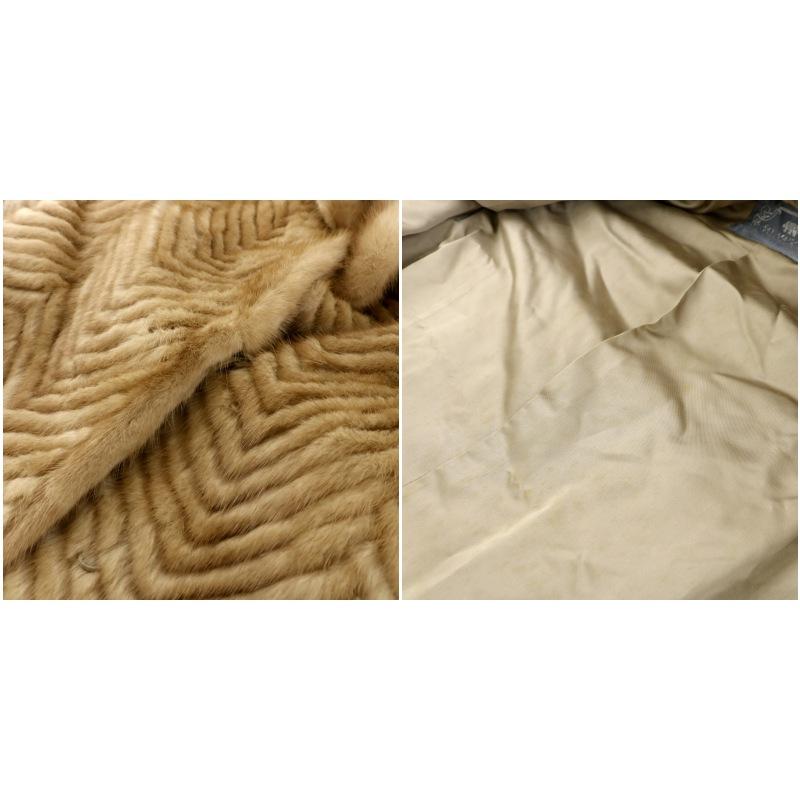 サンマルコファー SANMARCO FUR ファーコート ハーフ ミドル ミンク
