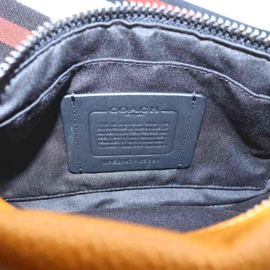 COACH（コーチ） ウエストポーチ ボディバッグ 斜めがけ レザー 型押し