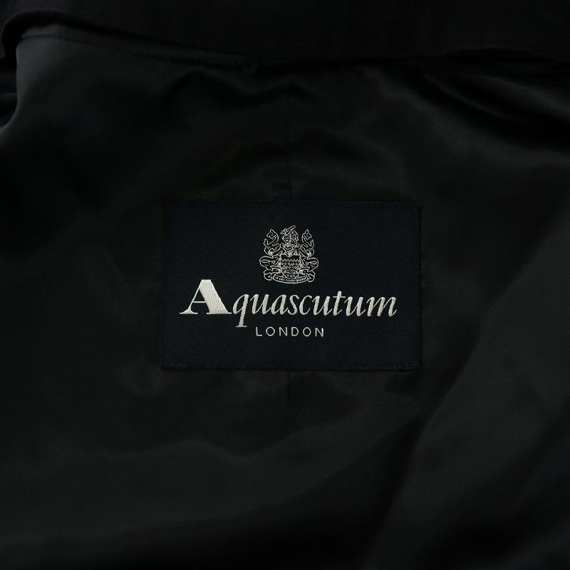 アクアスキュータム AQUASCUTUM ステンカラー コート アウター ウール