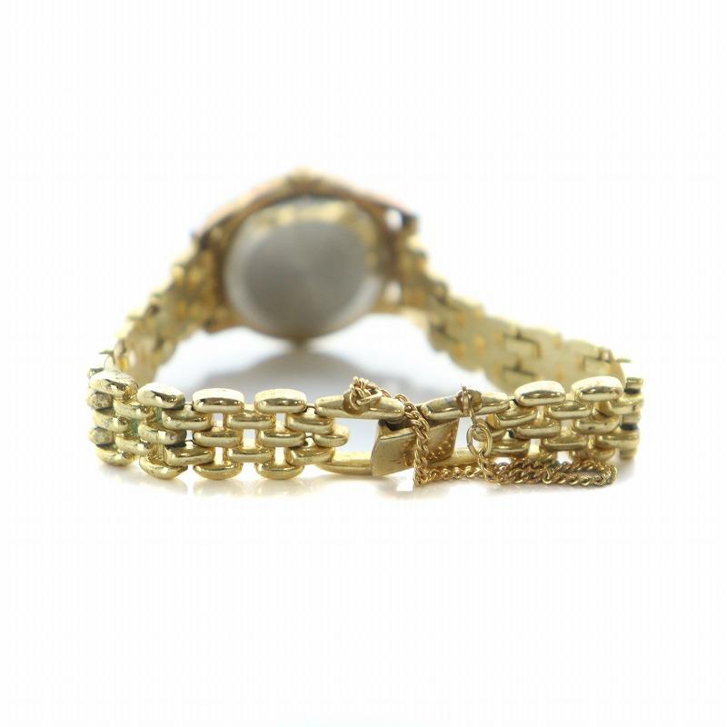 ロンジン LONGINES 腕時計 ウォッチ 手巻き ロゴ ラウンド ゴールド色