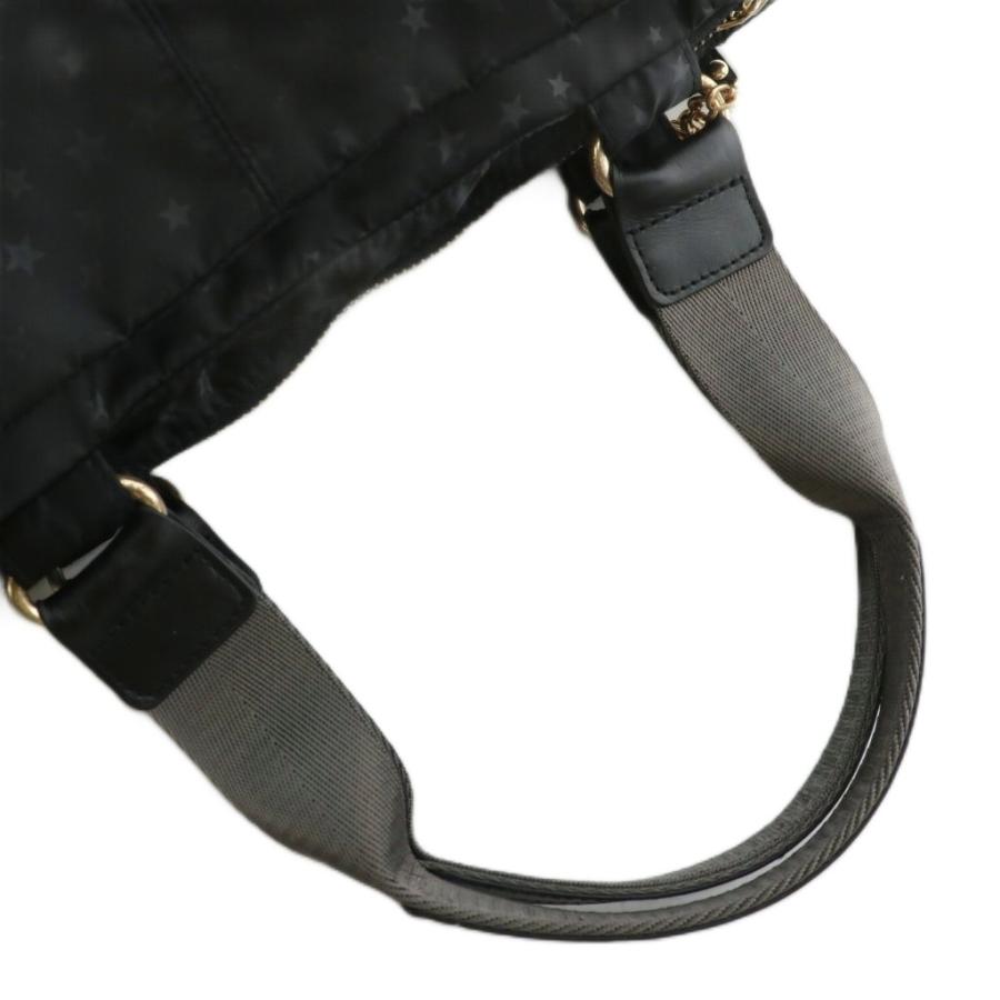 サック SAC ハンドバッグ ショルダー 2WAY ナイロン 星柄 スター 総柄 