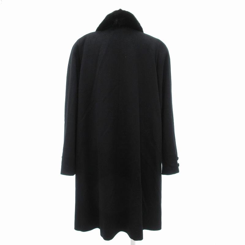 BETTERLY ヴィンテージ ファーコート ミンク カシミヤ 黒 ブラック /JS