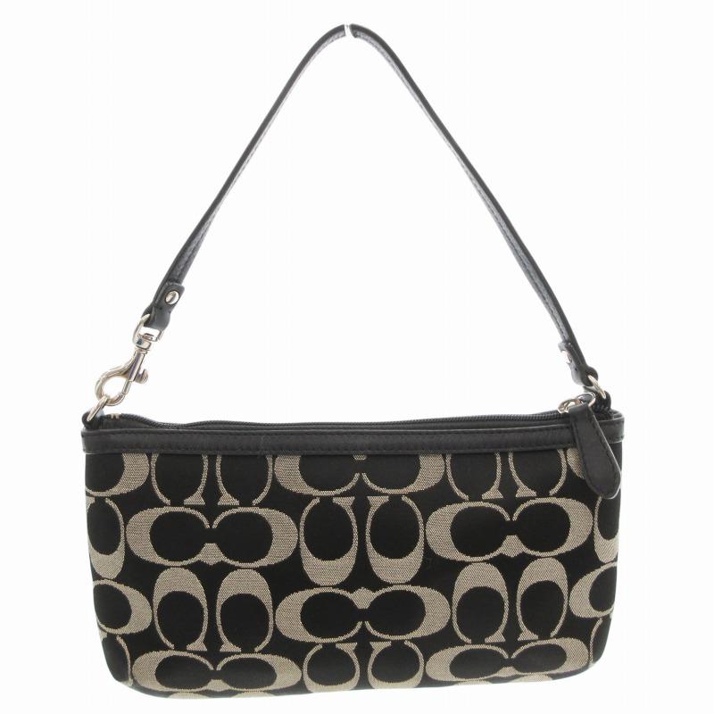 希少【未使用タグ付】コーチ　ハンドバッグ　ポーチ　シグネチャー　7027 希少【未使用タグ付】コーチハンドバッグポーチシグネチャー7027