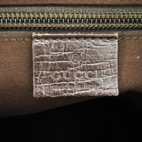 【中古】グッチ GUCCI ショルダーバッグ PVC レザー 革 GGスプリーム ロゴ 茶 ブラウン 141198・467891 /CK19 GUCCI（グッチ） ショルダーバッグ PVC レザー 革 GGスプリーム ロゴ