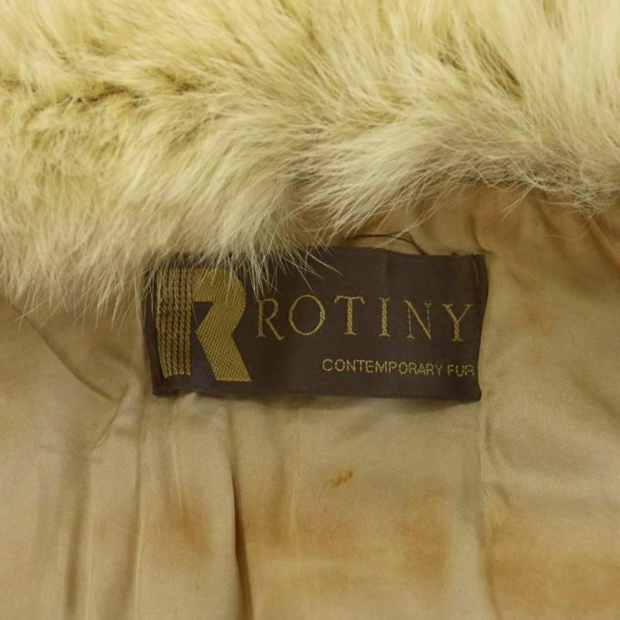 ロティニー ROTINY ファーコート アウター 毛皮 フォックス ミドル 9 M