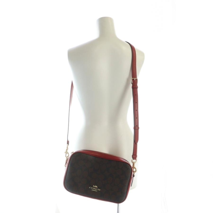 COACH コーチ ショルダーバッグ 斜めがけ PVC レザー シグネチャー  